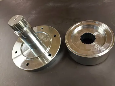 Flasque cannelée zinguée