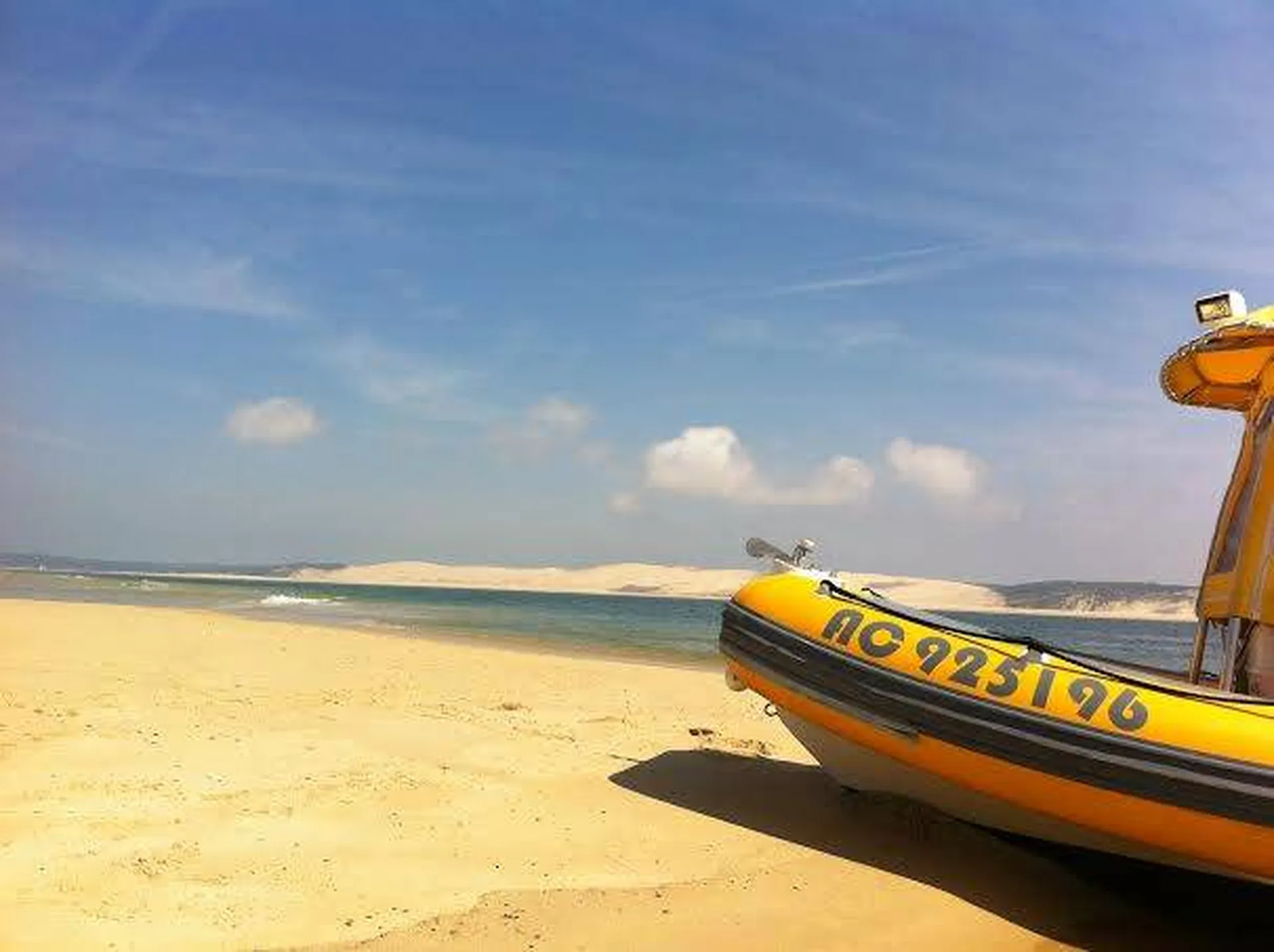 Escale au banc d'Arguin en Bateau Taxi