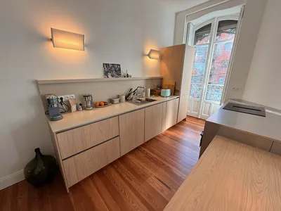 Cuisine bois et inox