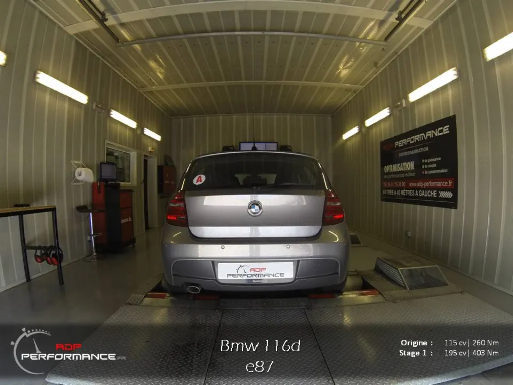 Reprogrammation moteur Bmw 116d