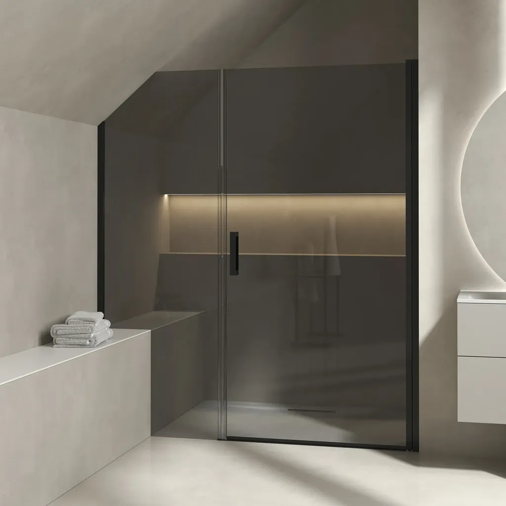 Paroi de douche battante sur mesure Palma Ensuès la Redonne