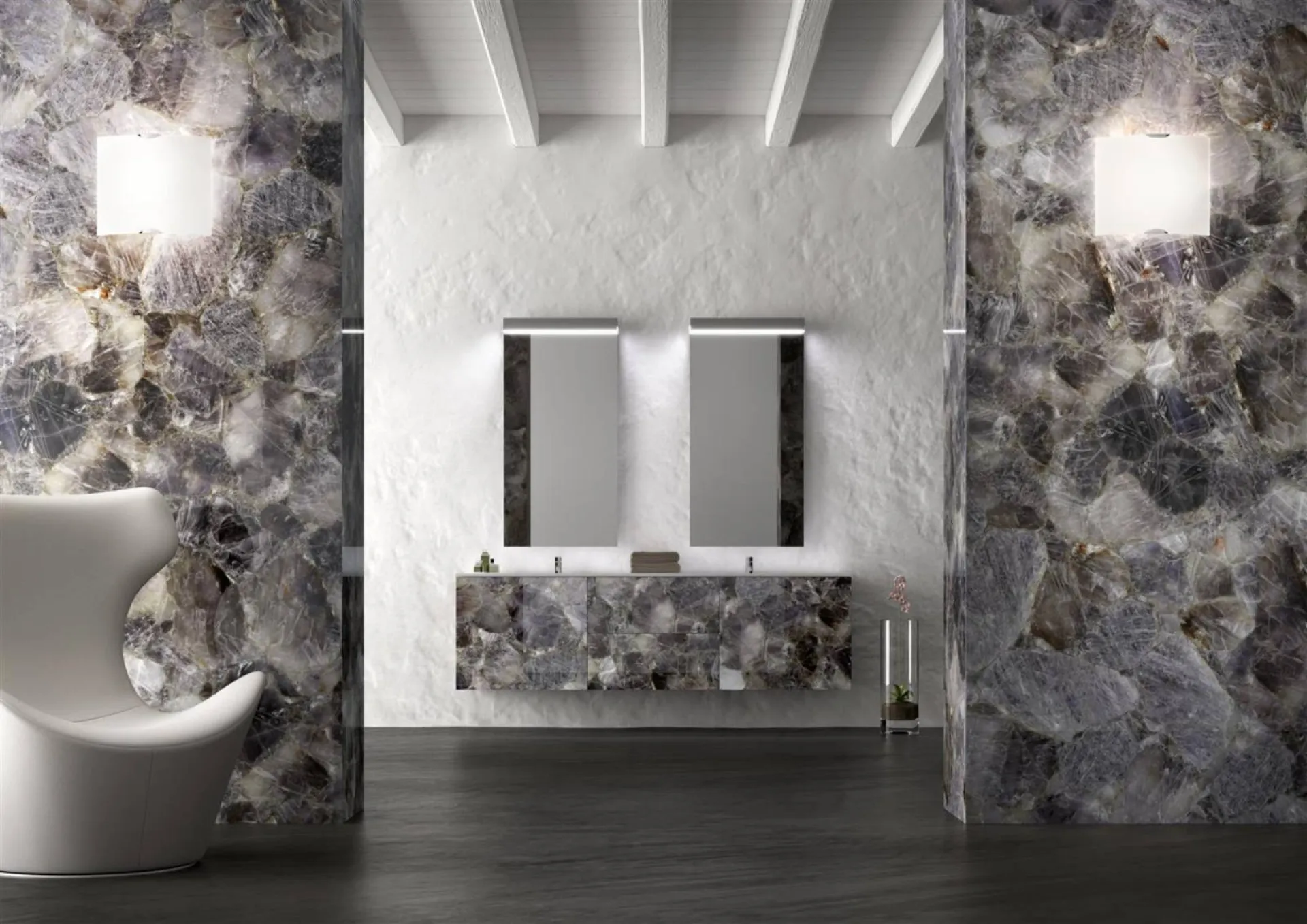 Inspiration salle de bain luxueuse en marbre