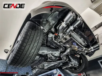 Catback à clapet Cende avec télécommande WIFI pour VW Golf 7 R 2.0 TSi | ADP Performance Grenoble