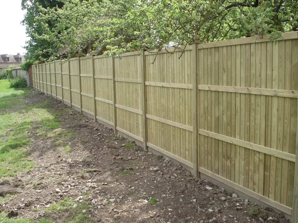 réalisation d'une clôture en bois occultante en Seine Maritime 76