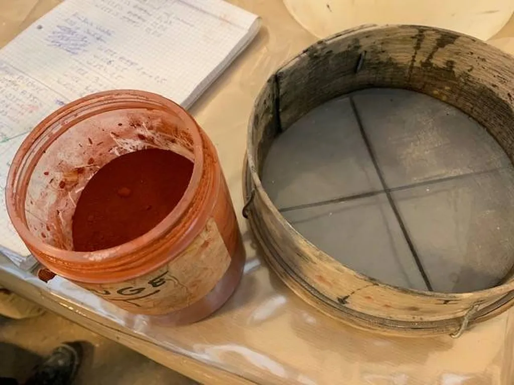 FILTRAGE DES PIGMENTS MINERAUX