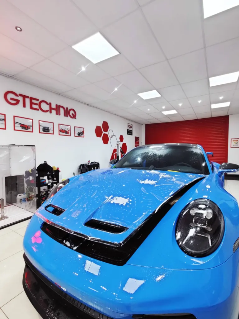 PORSCHE 911 992 GT3 - Film de protection XPEL Complet à Bruxelles