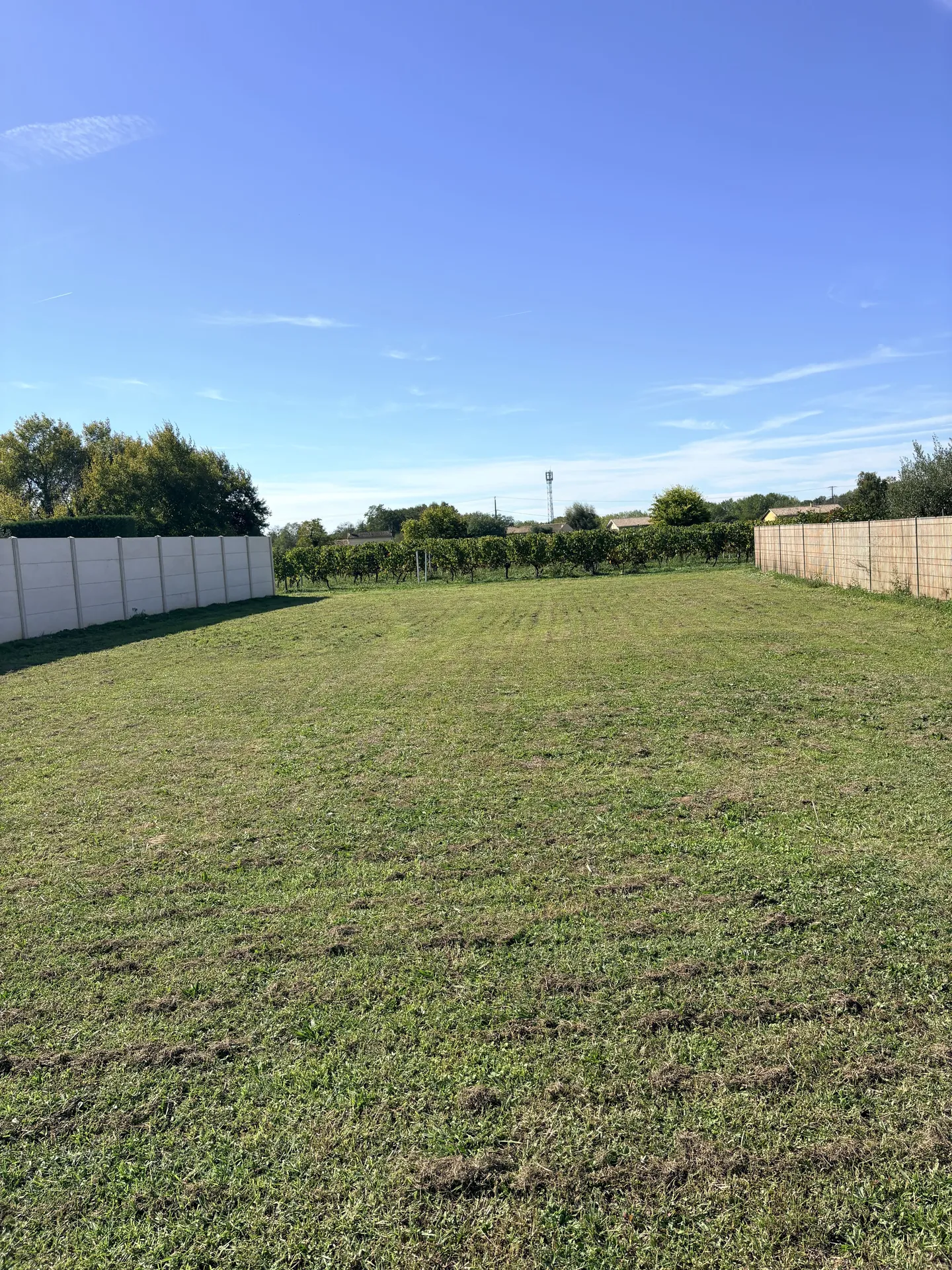 Superbe terrain viabilisé de 540 m² sur la commune de Vayres secteur Entre deux mers en Gironde