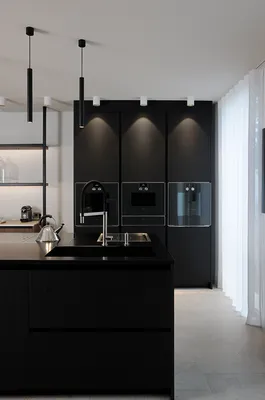 cuisine haut de gamme et sur mesure avec colonne essence de bois