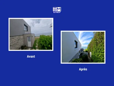 Isolation par l'extérieur EM Batiment Le Havre Normandie