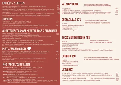 Nouvelle carte au restaurant mexicain La Catrina à Nice