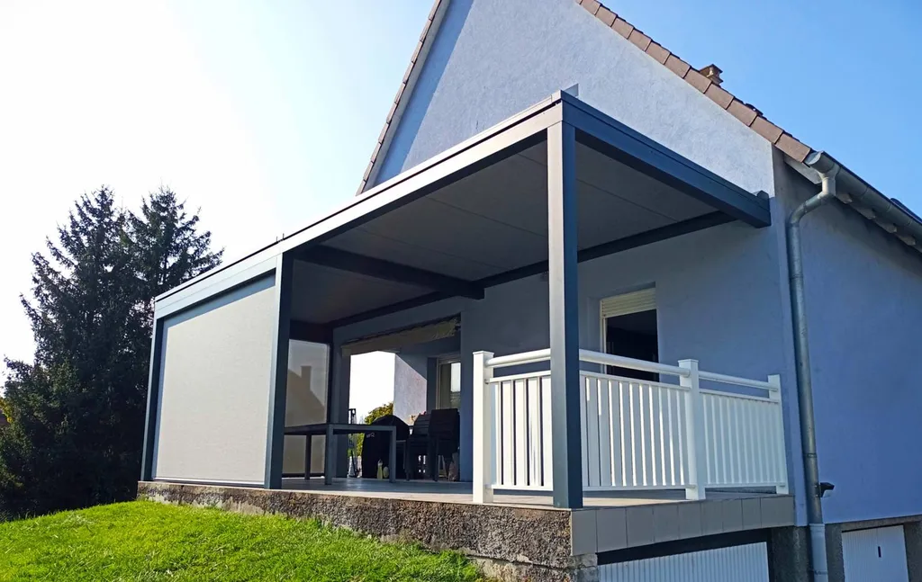 Pergola store rétractable