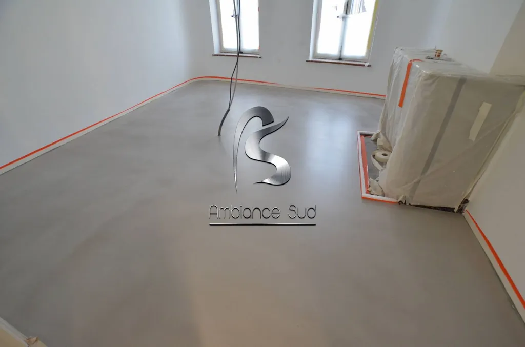 SOL EN BÉTON CIRE COULE DÉCORATIF À MARSEILLE 13