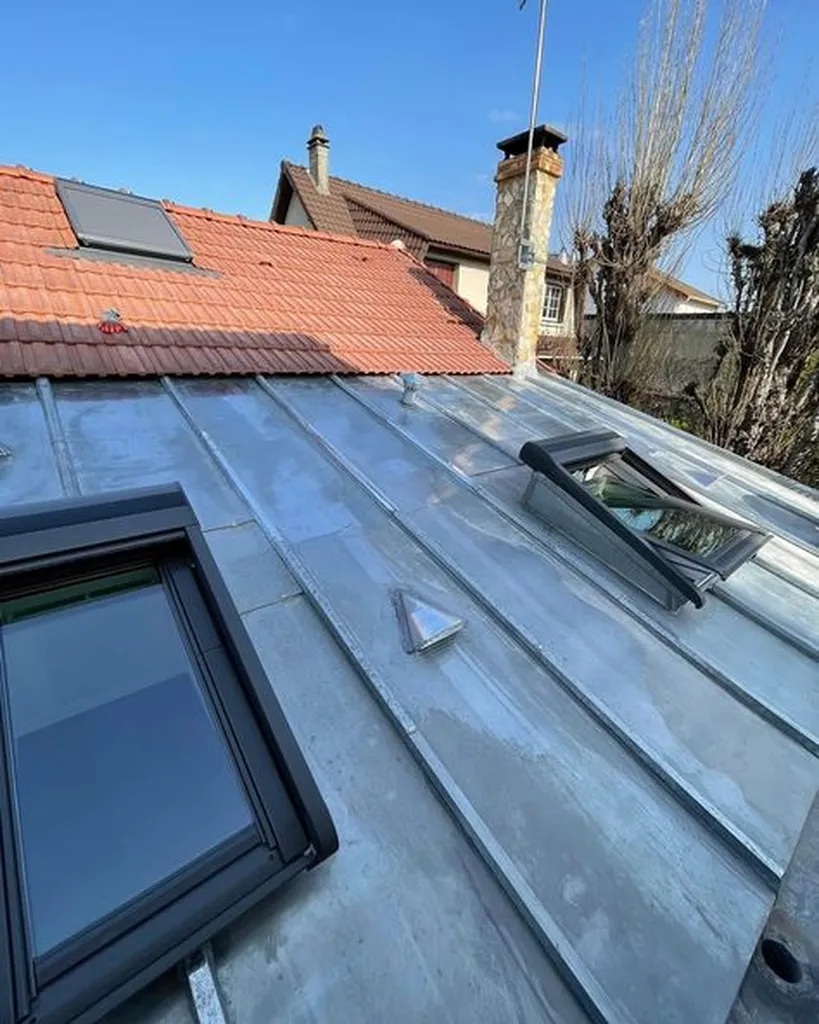 Rénovation toiture en zingue sur pau