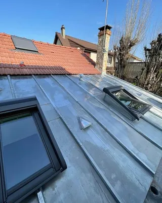 Rénovation toiture en zingue sur pau