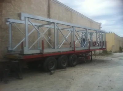 REALISATION CHARPENTE METALLIQUE CAGE ASCENSEUR A MARTIGUES PACA