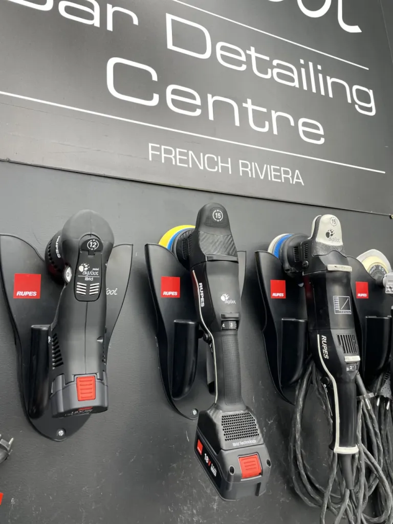 Riviera Detailing - Atelier Detailing - Rupes Bigfoot Center PACA - Antibes - Nice - Cannes - Monaco 