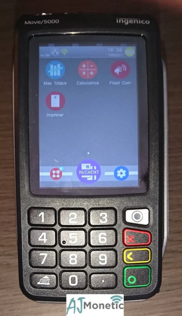 Achat de TPE Ingenico : Move 5000 vue de face, Marseille 