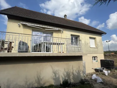 Rénovation de façade à moult 