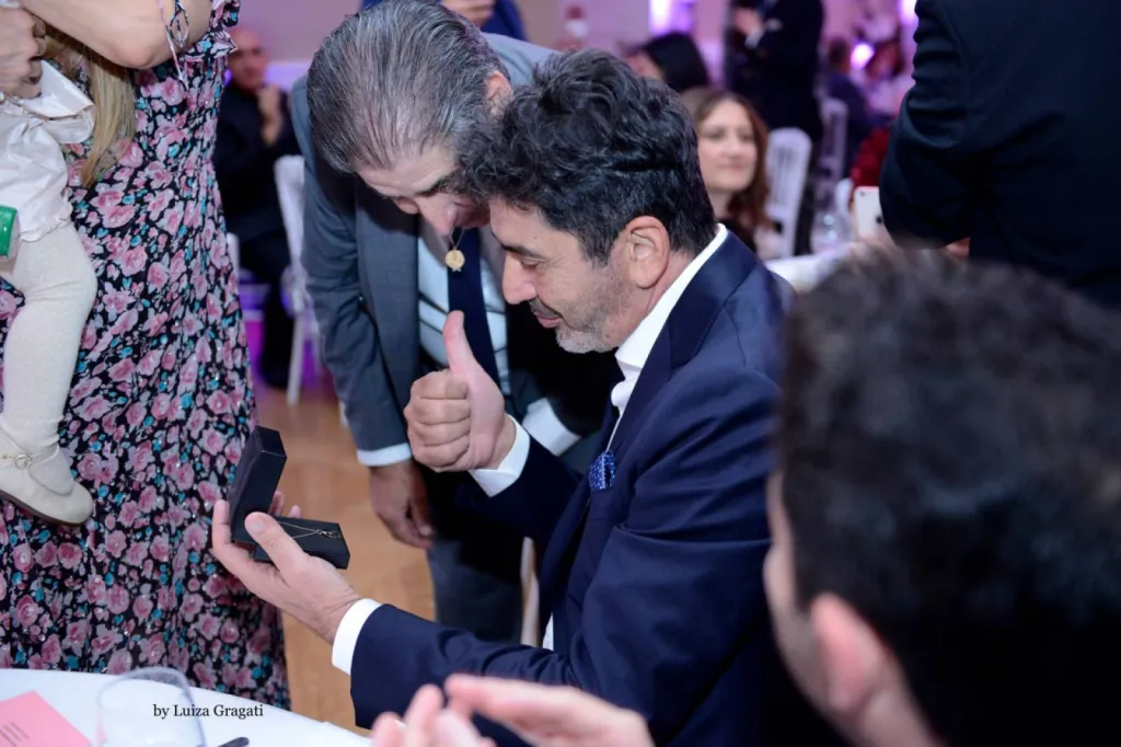 Aram Ohanian avec son épouse Adriana 