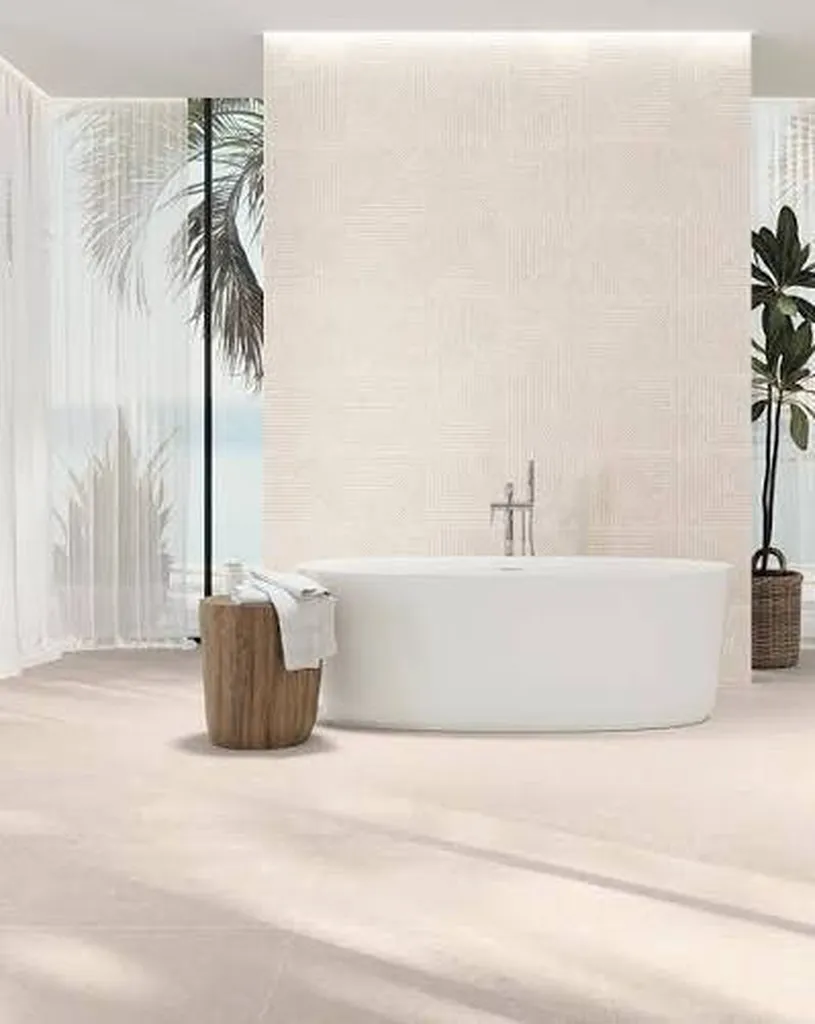 Carrelage Le Havre  Carrelage aspect pierre baignoire