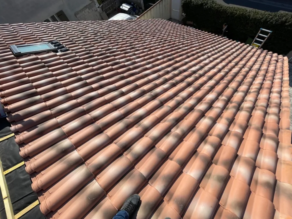 Réfection de toiture avec isolation d’une maison sur Châteauneuf-les-Martigues.