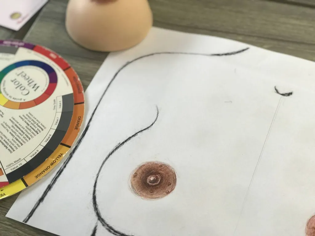 Phase pratique de la formation en pigmentation des aréoles à Lyon