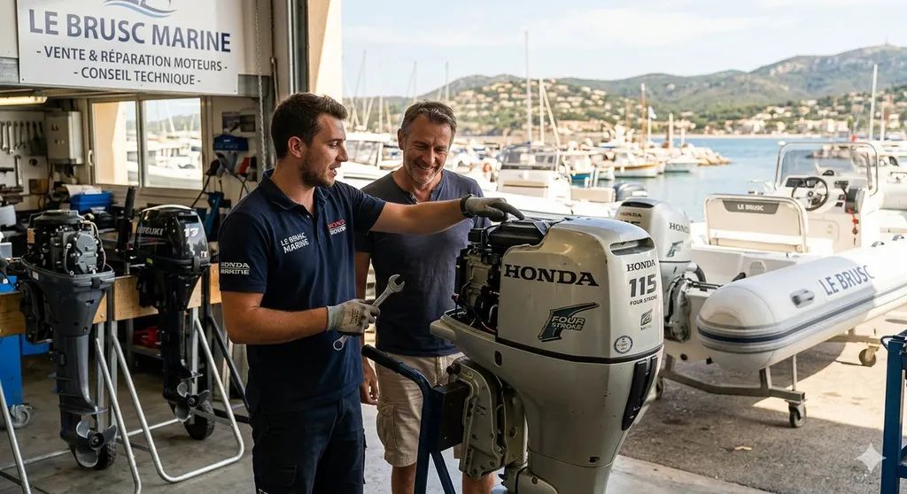 Où acheter moteur Honda Marine d’occasion pour bateau semi-rigide ou rigide avec conseil technique à Six-Fours-les-Plages 83140 Var ?