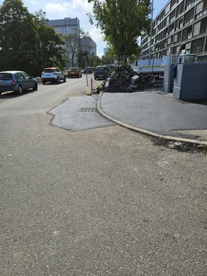 Aménagement paysager et bordures à Bron (69500) par Durao TP entreprise de terrassement, VRD et enrobés à Lyon dans le Rhône