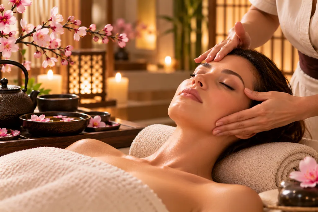Massage Kobido Pertuis, lifting naturel visage, massage facial japonais, Dermapuncture Cinq Mondes, soin visage anti-âge, Kobido près d'Aix-en-Provence