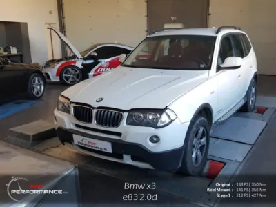 Reprogrammation moteur bmw x3 18d 143 cv