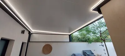 Pergola fixe aluminium avec éclairage LED à L’isle Jourdain 