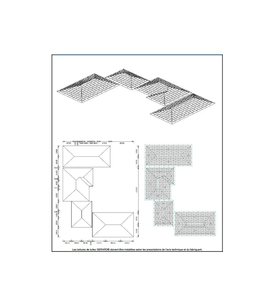 Plan de toiture IKO Metals