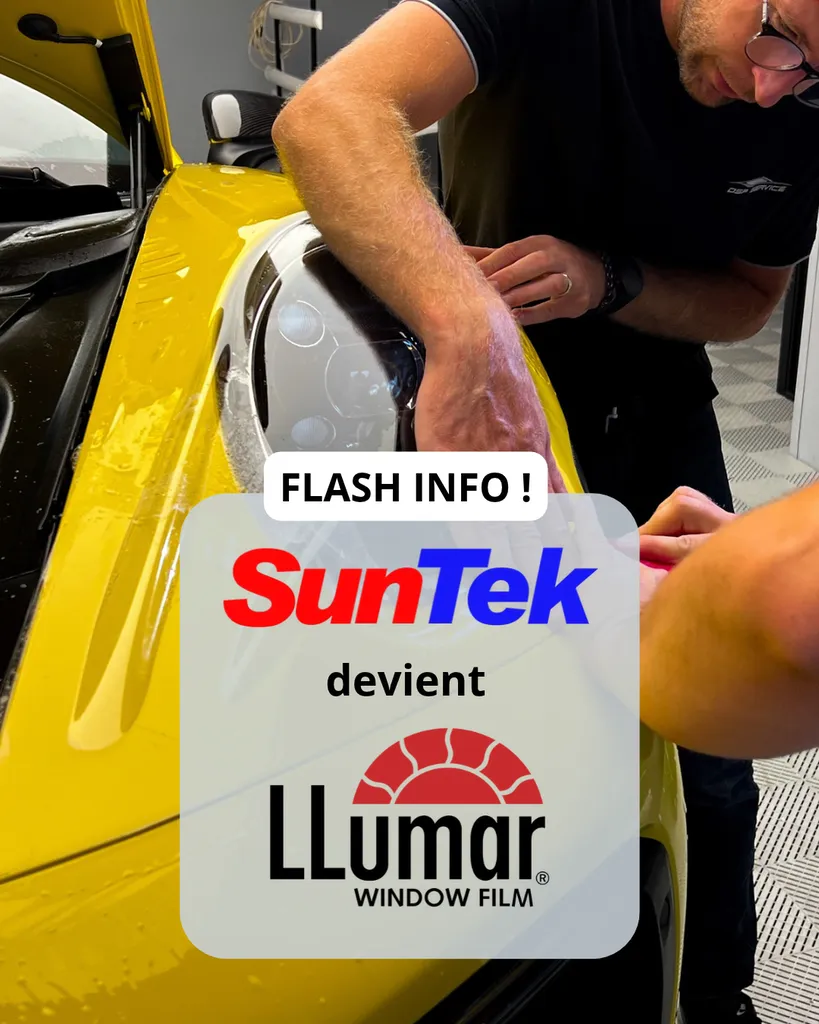 Suntek devient Llumar : un nouveau nom, la même exigence de qualité pour le film de protection PPF