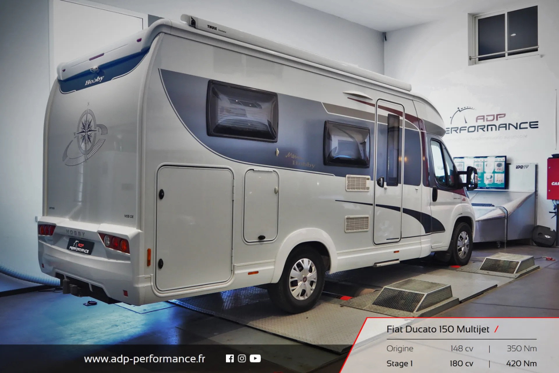 Reprogrammation moteur Saint Rémy de Provence - Fiat Ducato 150 Multijet 148cv - ADP Performance