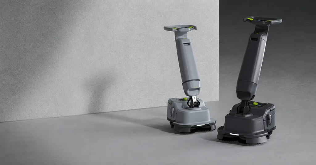 PUDU SH1 Autolaveuse Professionnelle Intelligente pour Nettoyage Automatique des Sols Industriels et Espaces Commerciaux