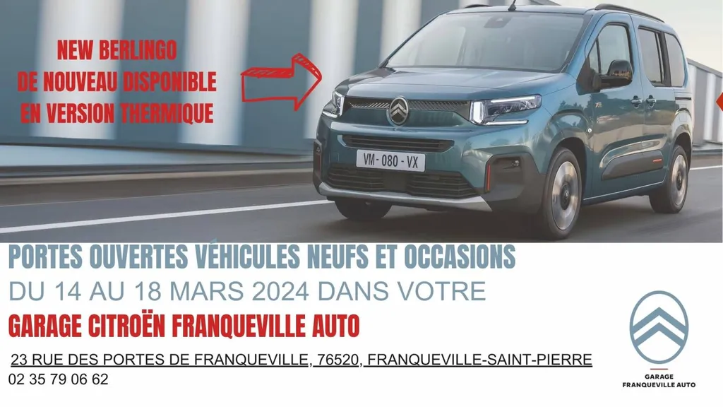 PORTES OUVERTES CE WEEK-END DU 14 AU 18 MARS 2024 !