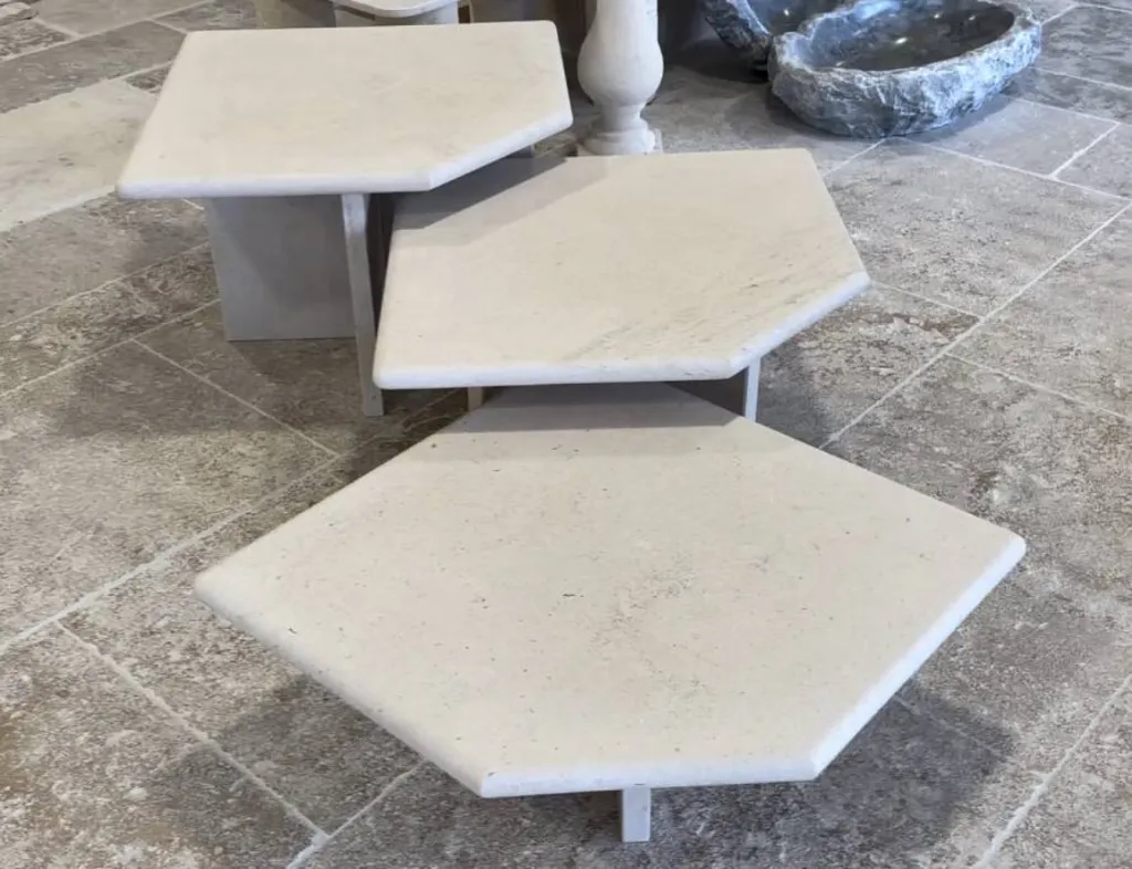 Taille de pierre naturelle pour intérieur, table, vasque, évier, escalier Vaucluse Lubéron Cavaillon 84