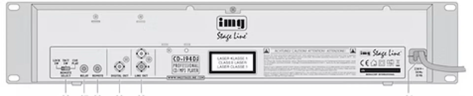 LECTEUR CD/MP3 STAGELINE CD-194 DJ