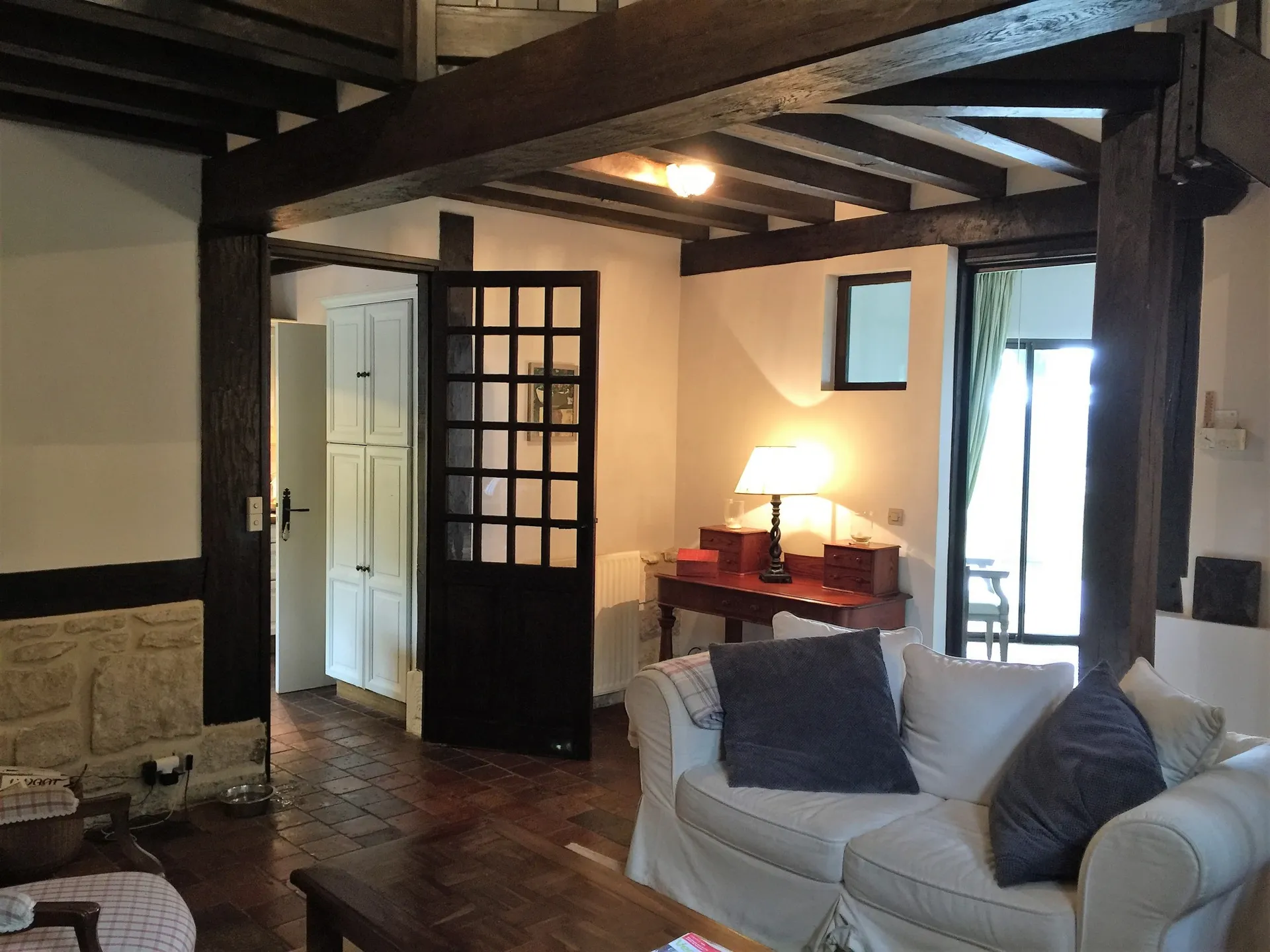 Recherche maison en colombage avec sa maison d'amis, au plein coeur du pays d'auge, Calvados 14, Orne 61, Eure 27