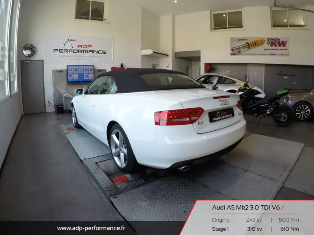 Reprogrammation moteur Audi A5 3.0 TDI V6 Arles