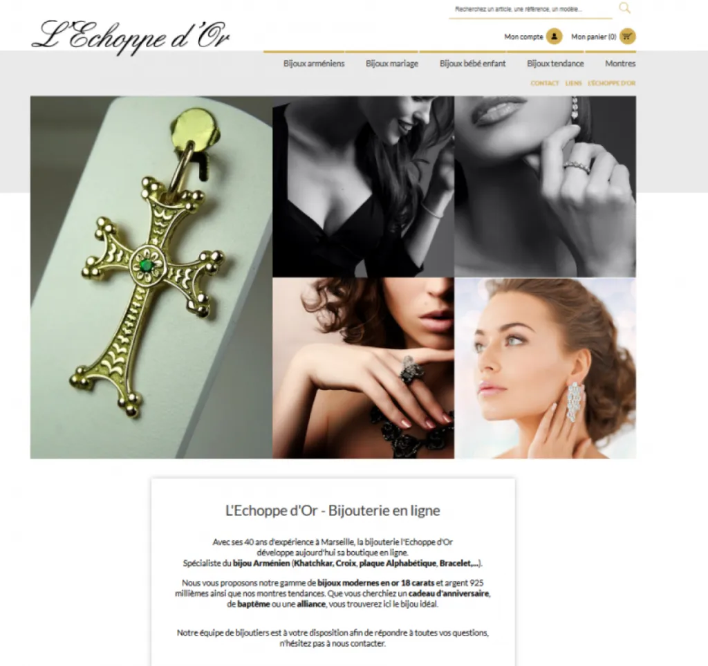 Notre site de vente en ligne!