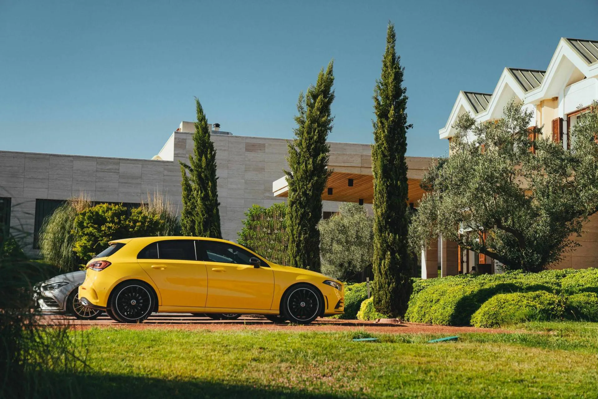 Création d'un parking dans un jardin privé dans le Vaucluse