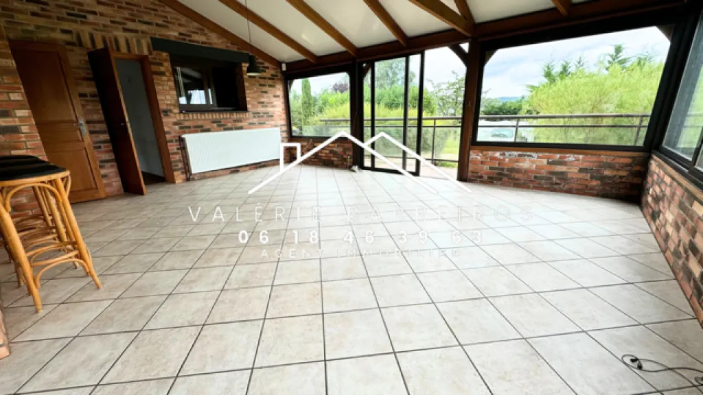 A vendre belle propriété de 130 m² édifiée sur un terrain de 3500 m² sur la commune de FRENEUSE 76410