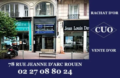 Rachat d'or Rouen CUO ouvert le samedi en septembre 2025