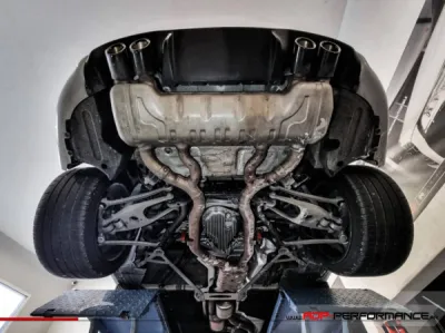 Installation catback non résonné Milltek BMW M2 Compétition 3.0 410 cv | ADP Performance Le Pontet 84130