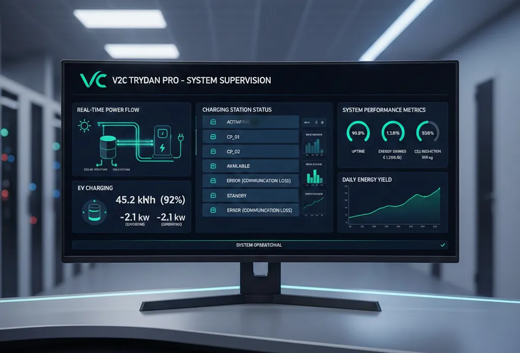 Logiciel de supervision multi-tarifs pour gestion centralisée de parc de bornes de recharge en entreprise à Martillac 33650