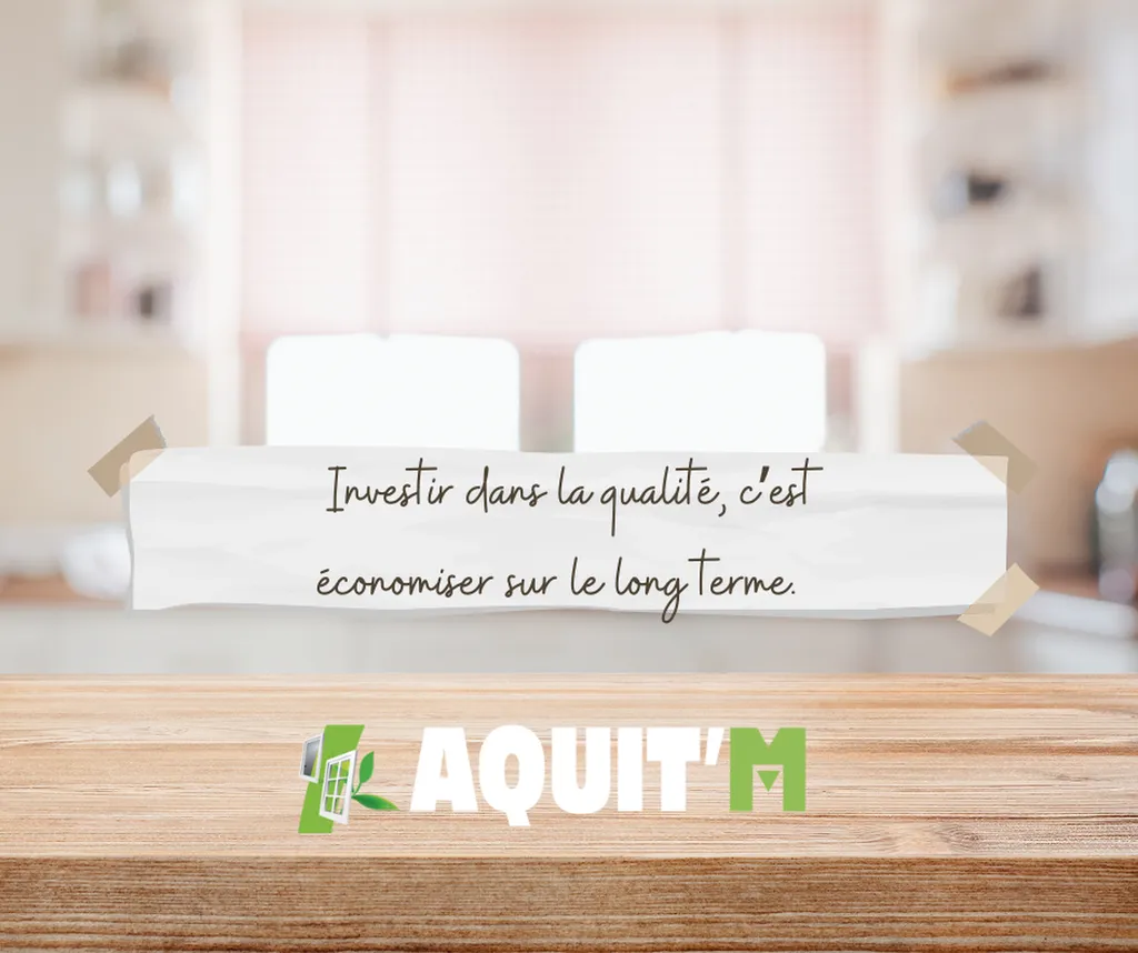 Menuiseries fabriquées sur mesure,de qualité chez Aquit'M