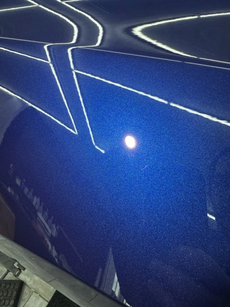 Polissage carrosserie et traitement céramique Gtechniq Tesla Model 3 highland à Antibes.