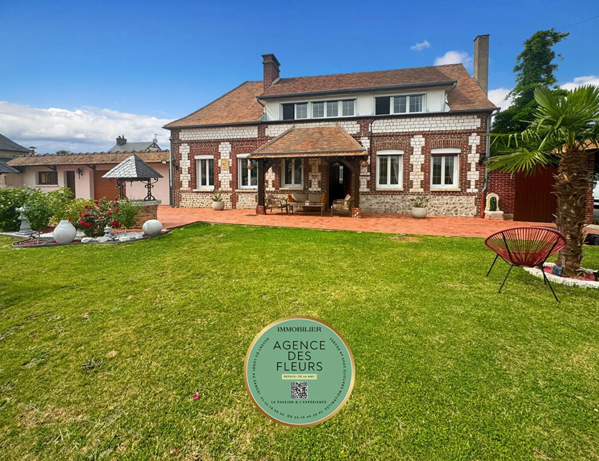 A saisir maison de caractère de 140 m² édifiée sur 763 m² de terrain sur la commune de ST PIERRE LES ELBEUF 76320