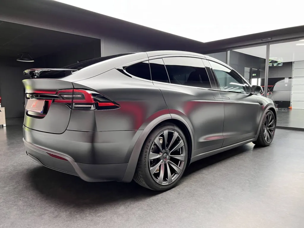 TESLA MODEL X - PPF XPEL SATIN STEALTH - VALENCIENNES